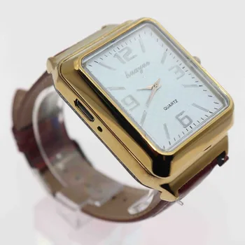 Mais leve Relógios para homens esporte relógio de Quartzo de moda de Carregamento USB Chama do Isqueiro do Cigarro Casuais Relógios de pulso F778 1pcs