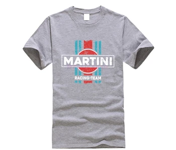 Martini Racing Team Clássica T-Shirt Nova Moda de Roupas de Marca Legal Tops de Manga Curta T-shirt Martini Racer T-Shirt Clássica