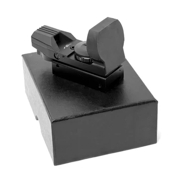 Trilho de 20mm Riflescope Caça Óptica Holográfica Red Dot Sight Reflexo de 4 Retículo Tático Âmbito Colimador de Vista