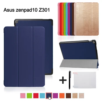 Caso de cobertura para ASUS Zenpad 10 Z301MLF Z301ML Z301 à prova de Choque magnético Protetor PU Tablet de 10.1