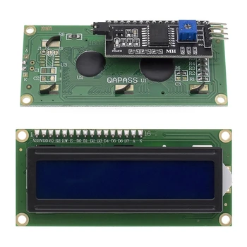LCD de 1602, tela Azul + IIC/I2C placa compatível com arduino Apresentar P0021