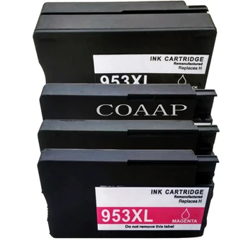 4 Pack Compatível HP 953XL BK/C/M/Y Recarregados Cartucho de Tinta para impressora HP OfficeJet Pro 8210 8218 8719 8720 8728 8730 8740 8710 Impressora