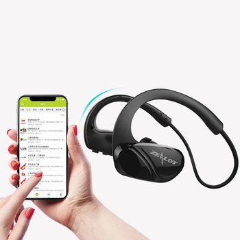 ABHU-ZELOTE H6 Esportes Bluetooth Fone de ouvido Pendurado Ouvido 4.1 Execução Binaural Fone de ouvido sem Fio Tampões Impermeável Auscultadores Desportivos HiF