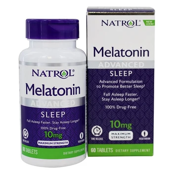 Natrol Melatonina 10 mg*60pcs Frete Grátis