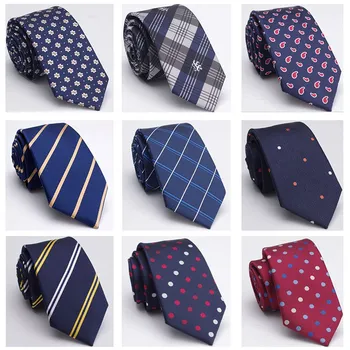 Homens De Gravata Moda Jacquard Gravata Mens De Negócios Casamento Cravate Homme Dom Camisa Listrada Acessórios Corbatas Para Hombre