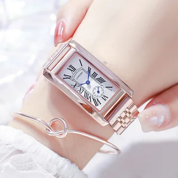 LONGBO 2020 Watch Rose Gold Design Clássico, Ladies Watch Mulheres Relógios de Senhora Assistir Vestido para Bracelete de Aço Inoxidável do relógio de Pulso