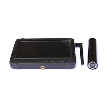 Li-portátil alimentado por bateria sem fios de 2,4 Ghz da chaminé da câmara de inspecção com 5 no monitor para melhor varrendo