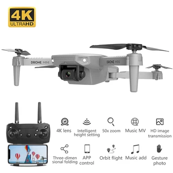 HD 4K Câmara Alta-o Modo Hold Dobrável Braço Drone E58 Nível W/ E88 wi-FI Equipados brinquedos para presentes de natal