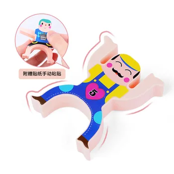 Multiplayer De Desenhos Animados Hercules Blocos De Construção Pai-Filho Interativo De Empilhamento De Alta Saldo Do Jogo Blocos De Plástico Brinquedos Babys Presentes