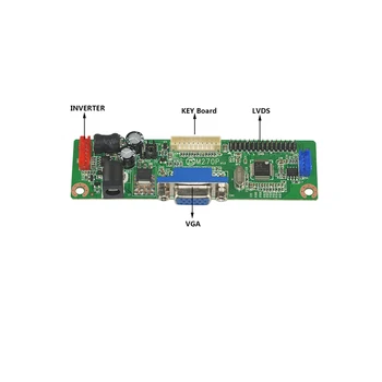 V. M70A LCD VGA de Controlador de Placa Kit de 17,1 polegadas 1440x900 LP171WX2 CCFL LVDS Painel