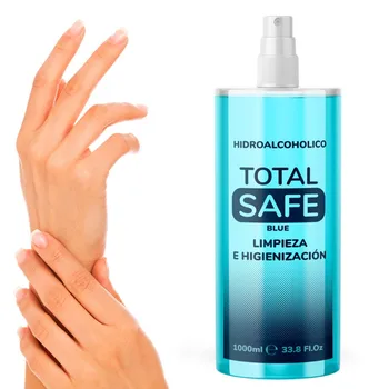 Total Segurança hidroalcoólico líquido Spray de 1000ml Álcool a 70%, Ideal para uma profunda higiene das mãos | Hygienising spray