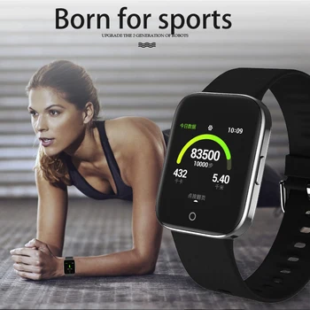 2019 Nova Cor OLED smart watch homens mulheres Para o iPhone da frequência Cardíaca pressão arterial de fitness tracker IP68 impermeável esporte smartwatch