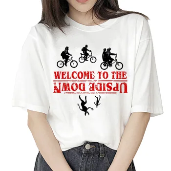 Coisas estranhas 3 t-shirt Onze 2019 mulheres tshirt hip hop anos 90 gótico de vestuário feminino femme streetwear kawaii de Cabeça para Baixo