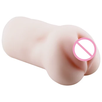 Silicone Male Masturbator Real Vagina Anus Pussy Realistic Artificial Vagina Masturbador Cup Anal Sex Toys For Men