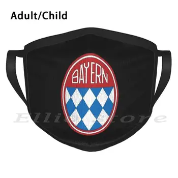 O Bayern Vintage Euro Ligas Máscara Reutilizável Lenço Máscara Bayern De Futebol Da Alemanha, O Alemão Da Baviera De Futebol Da Alemanha