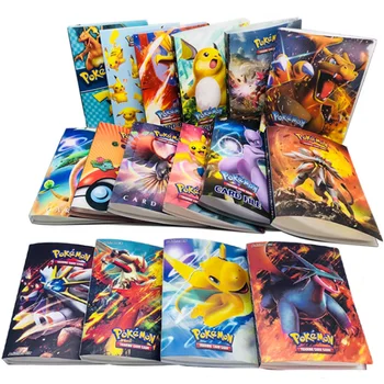 27 de estilo Pokemon Cartões de Favoritos pacote Álbum Livro de desenhos animados Anime Pocket Pikachu Brinquedo para Crianças de Presente