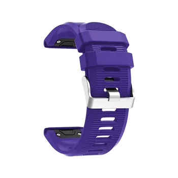 Em Silicone macio Substituição pulseira pulseiras pulseira pulseira para o Garmin Fenix 5X 6X mais de 3 horas SmartWatch 26mm pulseira correia