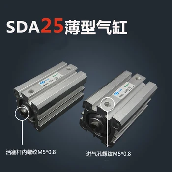 SDA25*40 frete Grátis 25mm Diâmetro de 40mm Curso Compacto de Cilindros de Ar SDA25X40 de Dupla Ação, Ar Cilindro Pneumático