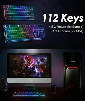 RK61 Mechanical Gaming Keyboard TKL 61 Teclas sem Fio Bluetooth 60% RGB Azul Marrom Vermelha Mudar KeycapsPBT Pudim tecla cap Teclado