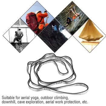 1 PCS Multifuncionais Yoga Cintos de Elástico Daisy Chains Extensão de Correias Duráveis Ajustável para o Exterior Escalada/Swing/Yoga Rede