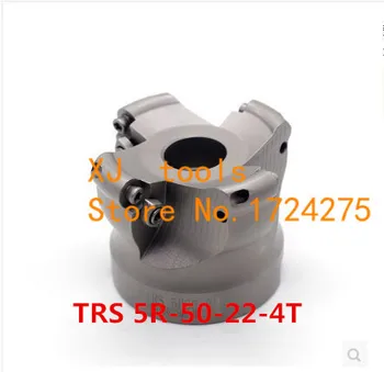 TRS 5R-50-22-4T, redonda, nariz superfície CNC, fresa,fresa de ferramentas,Fresa de facear Cabeça de metal duro Inserir RDMT10T3