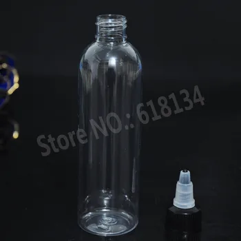 100pcs torção da tampa do frasco de 120ml, 4 oz animal de ESTIMAÇÃO e líquido frasco com tampa à prova de crianças