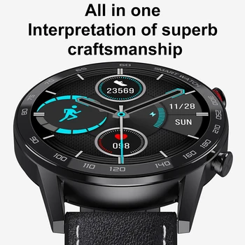 Relojes Inteligentes Smartwach Android Homens Relógio Smart Watch IP68 Impermeável 360*360 de Chamada Bluetooth Smart Watch Para os Homens Huawei