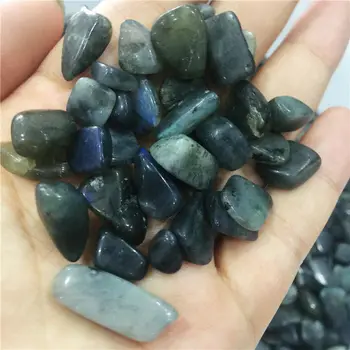 100g Natural labradorite pedra partículas de Cristal de Quartzo Varinha de Pontos de Cura pedra preciosa Varinha de feng shui, cristais