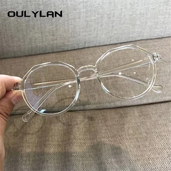 Oulylan -1.0 -1.5 -2.0 -2.5 -3.0 -3.5 -4.0 Terminado Miopia Óculos Mulheres Homens Irregular Óculos Unissex Óculos De Míope