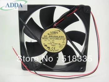 1pcs de 120mm 12V Ventilador de Refrigeração PARA ADDA 1 AD1212MS-A71GL 12025 12CM DC 0. 34-Mudo Chassi Cooler