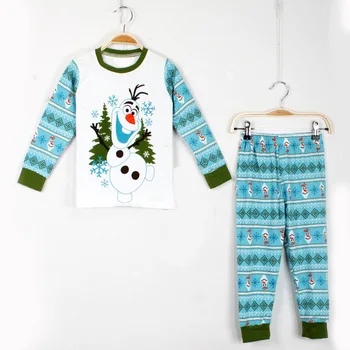 TUONXYE Criança Pijama de Natal, Papai Noel com o Cinto de Pijamas Conjunto de Crianças Pijamas Meninos de Pijamas de Algodão de Manga Longa Pijamas Terno