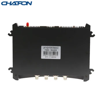 CHAFON 15M de Longo alcance distância fixa da freqüência ultraelevada rfid leitor RS232 RJ45(TCP / ip) com 4 portas antena para o armazém de gestão grátis SDK