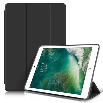 Caso para o iPad de 9,7 2018 2017 Tablet Funda para iPad 5ª Geração Magnético Suporte de Silicone Macio Smart Cover para o iPad 6ª Geração de Caso