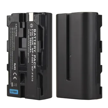 1Pc 7,2 V 2600mAh NP-F550 NP F550 NP-F570 Recarregável da Câmera Digital Bateria bateria Para Sony NP-F550 NP-F570 Bateria