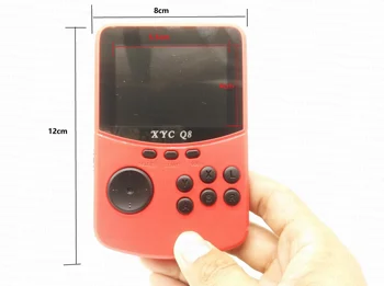 Retro Mini Handheld Game Console Jogador de Jogo de 380 Jogos com TF Slot para Cartão de GBA para Snes para Nes para a Sega Megadrive Jogos