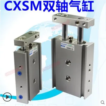 CXSM10*30 CXSM10*50 CXSM10*75 Duplo Eixo do Cilindro de dupla haste do cilindro SMC Tipo de CXSM Série CXSM10-30 CXSM10-50 CXSM10-75