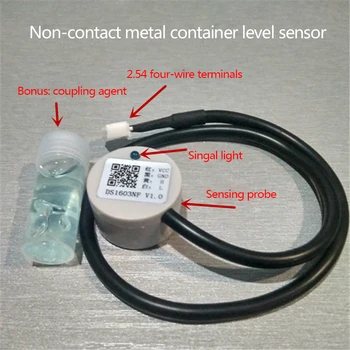 Recipiente de Metal de Detecção ultra-Sônica de Não-contato com o Líquido e Sensor de Nível de Combustível do Tanque de Torre de Água do Tanque de Pressão de Água de Óleo de Medição