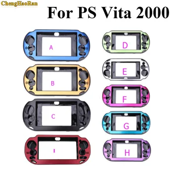 ChengHaoRan venda Quente 9 cores de Alumínio plástico Pele Caso Capa Shell para a Sony PlayStation PS Vita 2000 PSV PCH-20 peças de reparo