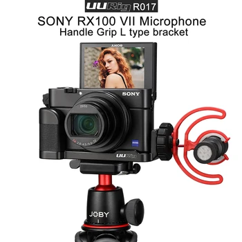 UURig R017 Vlog L a Placa para a Sony RX100 VII Frio Montagem de Sapata Microfone Aperto do Punho