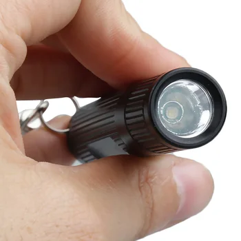 Mini 3* AAA Keychain CONDUZIU a Lanterna elétrica De 600 Lumens Pequena Lanterna de 3 Modos de chaveiro Chaveiro Lanterna Portátil à prova d'água lanterna nos