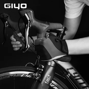 Bicicleta GIYO Luvas de Meio Dedo de Esportes ao ar livre Luvas Para Homens Mulheres Almofada de Gel Respirável MTB Corridas de Estrada de Equitação Luvas de Ciclismo DH
