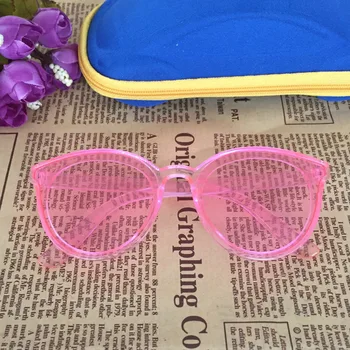Bonito de olhos de gato crianças óculos de sol de marca 2020 meninas crianças rapazes criança de óculos de sol de ouro cor-de-rosa violeta espelho oculos de sol infantil