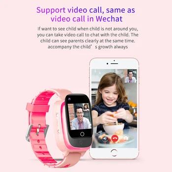 S5 Impermeável Smart Watch Crianças GPS 4G WIFI LBS Tracker do Relógio do Telefone SOS Chamada de Vídeo para Crianças Anti Perdido Monitor de Bebê SmartWatch