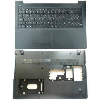 Para Lenovo ideapad 310-15 310-15ABR 310-15ISK 510-15 510-15IKB 510-15ISK Laptop apoio para as Mãos Caso de Superior/Inferior Preto