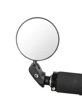 Guidão Final Espelho de Moto 360 graus Seguro de Espelho Retrovisor à prova de Choque Espelho Convexo Universal Para a Maioria das Bicicletas de Estrada de Montanha