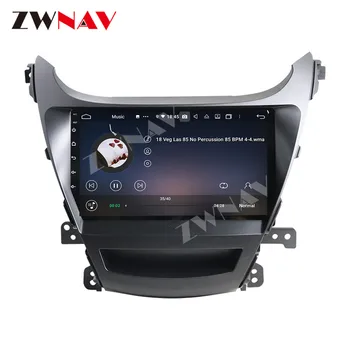 128GB Carplay Android Multimídia com tela de 10 Leitor de DVD de Hyundai Elantra BT GPS Navi wi-Fi Auto-Rádio Estéreo unidade de Cabeça