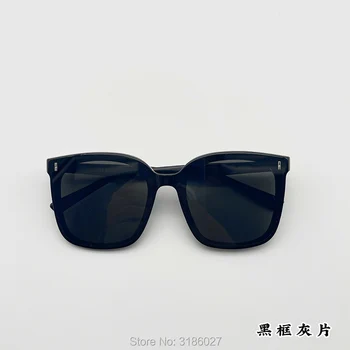 2021 Novo Coreia Marca homens Gentis mulheres de Óculos de sol Feminino Moda Retrô Acetato de óculos de Sol para mulheres, homens Com caixa original