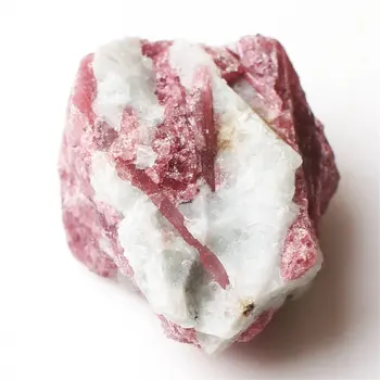 1PC de Alta Qualidade, Natural de Turmalina Vermelha Cristal de Rocha Áspera Pedra Mineral Amostra Polido de pedra preciosa da Decoração da Casa