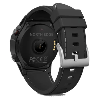 Borda norte GPS Homens Smart Watch Executando o Pedômetro Esportes Smartwatch da frequência Cardíaca Pressão Arterial Bluetooth Altímetro, Bússola, Relógio