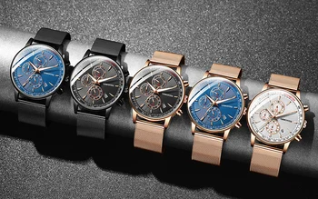 Homens de negócios Relógio Marca de Luxo Aço Inoxidável do Relógio de Pulso Cronógrafo Militares do Exército Relógios de Quartzo Relógio Masculino GRMONTRE